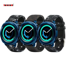 Honecumi мм 3 шт. в упаковке 20 мм резиновый ремешок для samsung шестерни спортивные силиконовые Smartwatch группа huawei часы 2/Garmin Vivomove HR