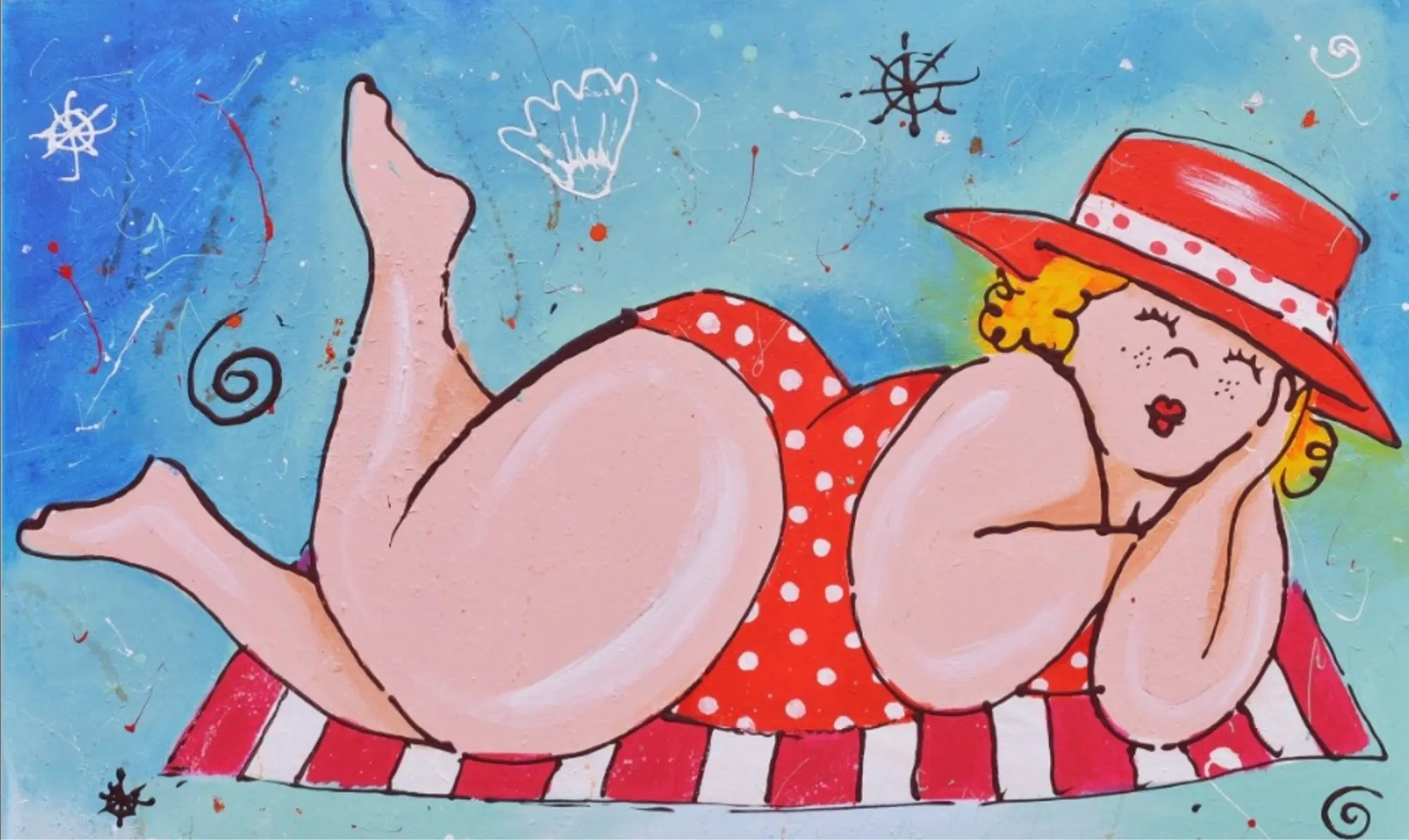 Fat Lady 5D Diy Алмазная картина квадратная мозаика ДРЕЛЬ смола полная вышивка