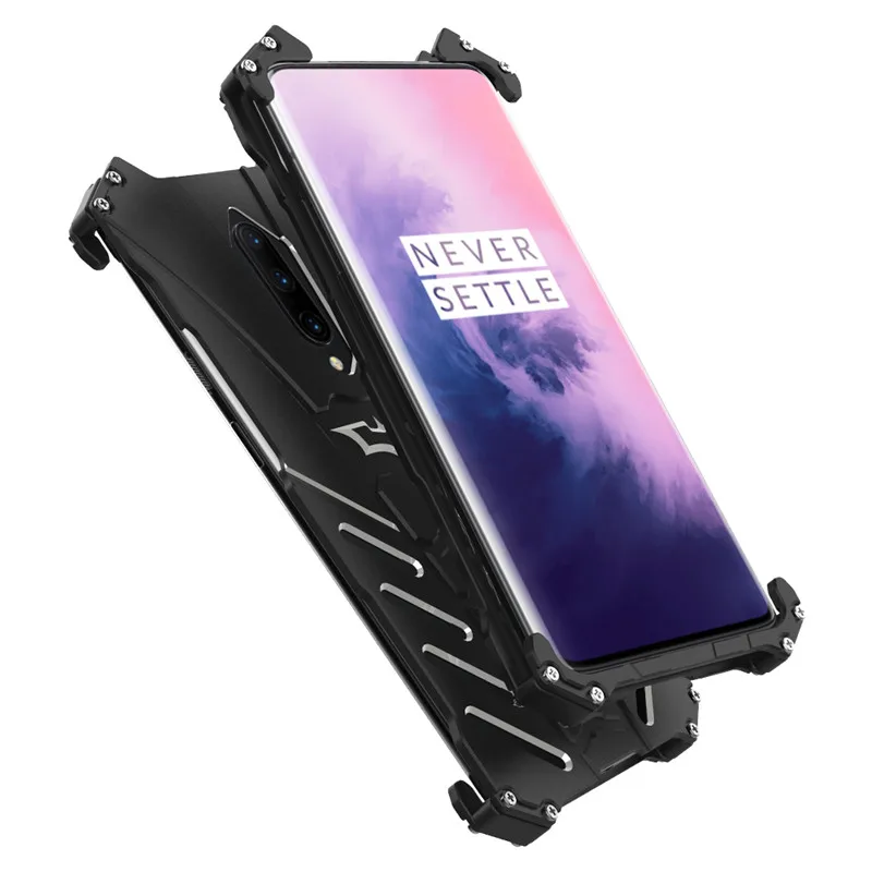 R just Metal Phone Case for OnePlus 7 1+7 Pro Aluminum Shockproof