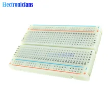 Mini Protoboard de Test bricolage pain conseil 400 Points d'attache trous universels sans soudure PCB planche à pain pour Bus Test Circuit imprimé MB102