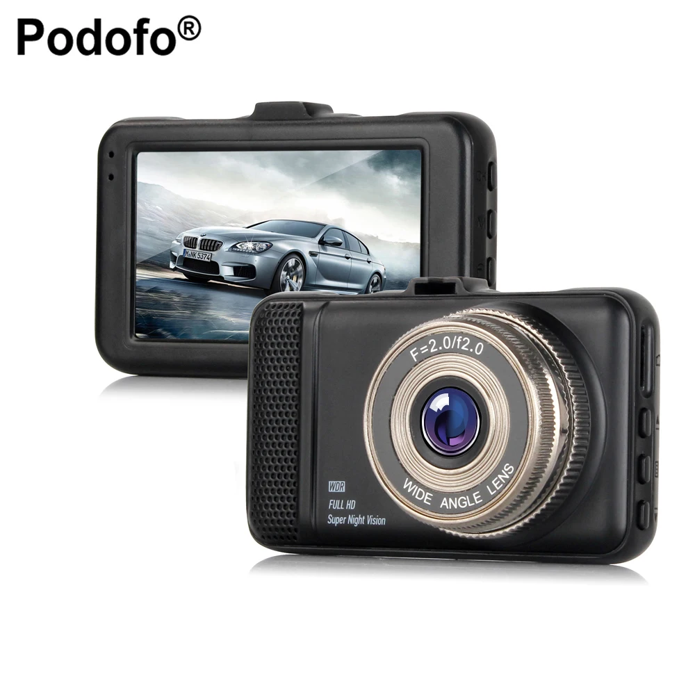 Podofo Car DVR 3 Car font b Camera b font DVR Blackbox Dash Cam Night Vision