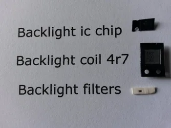 

50sets/lot Fix parts backlight diode ic chip V3+backlight coil 4r7+backlight filters for ipad 2 3 4 mini