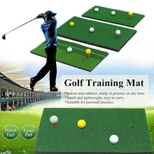 Golf Putting Training Mats Nylon Turf Chipping Driving Range Practice Mat Indoor