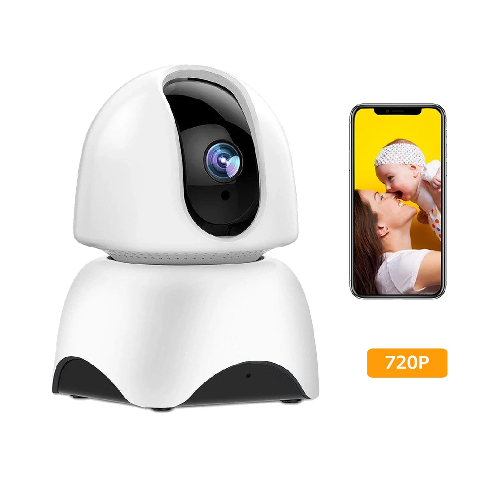 

Home Security Wireless WiFi IP Camera 1MP 720P HD Indoor Surveillance CCTV Camera Baby Monitor with 3D Navigation Function