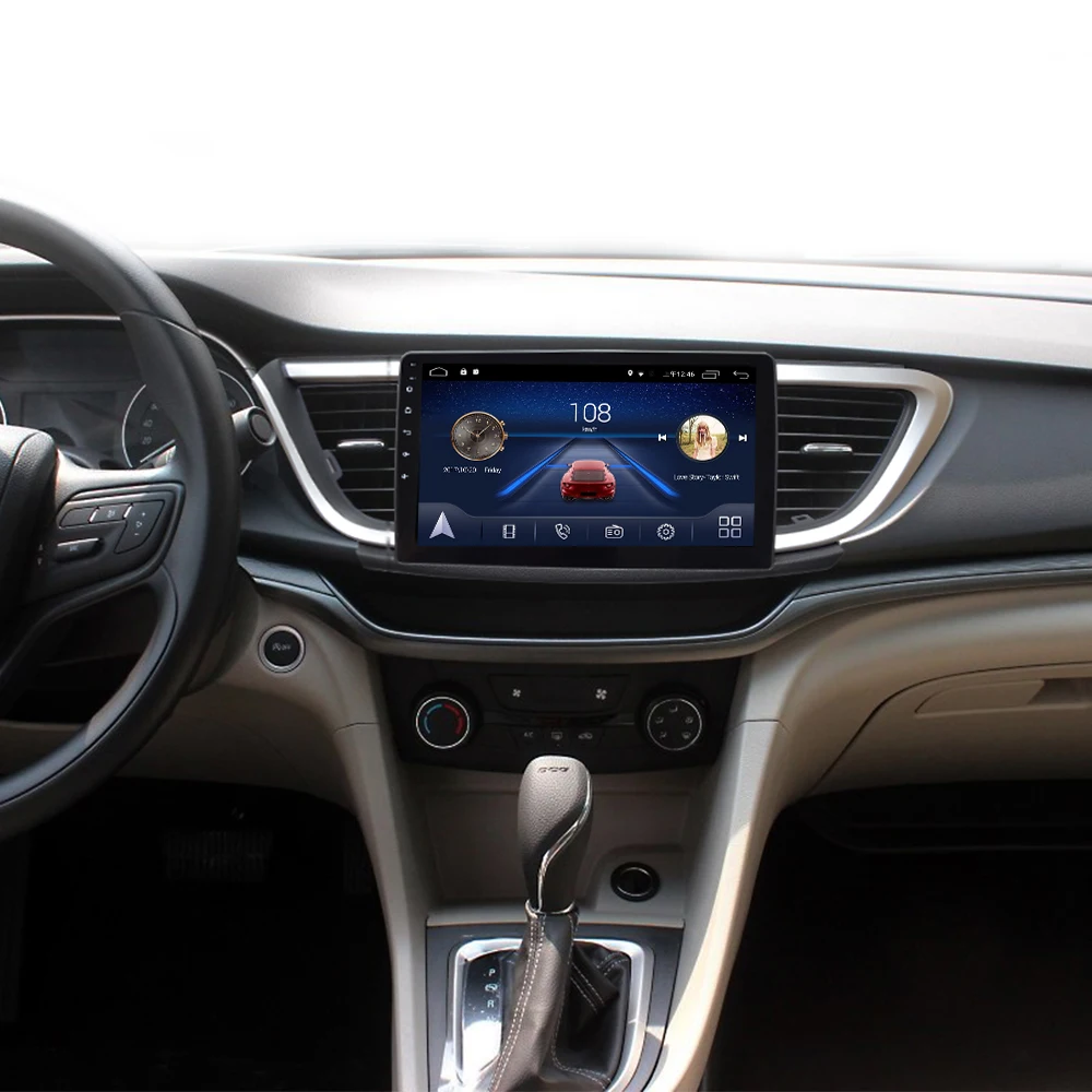 Discount 4G Lte Android 9.0 Car multimedia navigation GPS DVD player For Buick Opel Astra 2014-2017 years IPS screen Radio stereo 1