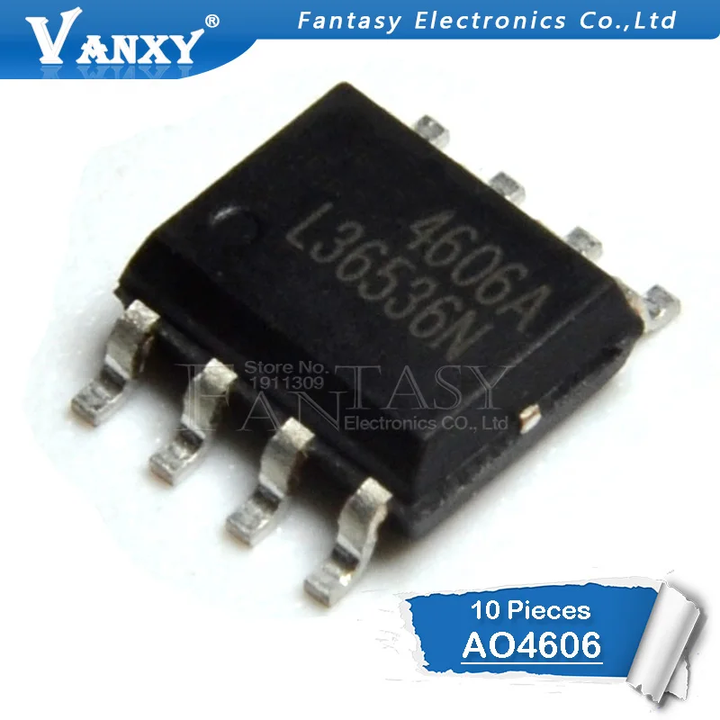 10 шт. AO4606 SOP8 AO4606C SOP 4606A SMD 4606