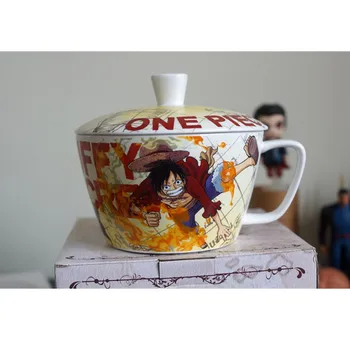 

Anime Luffy XL Mug Soup Cup The Straw Hat Pirates Captain Figure Collection Model Toy M1282