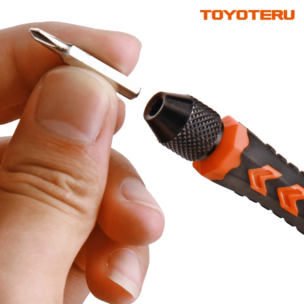 Отвертка TOYOTERU 28 в 1 набор из 24 магнитных отверток пинцет и удлинитель вала