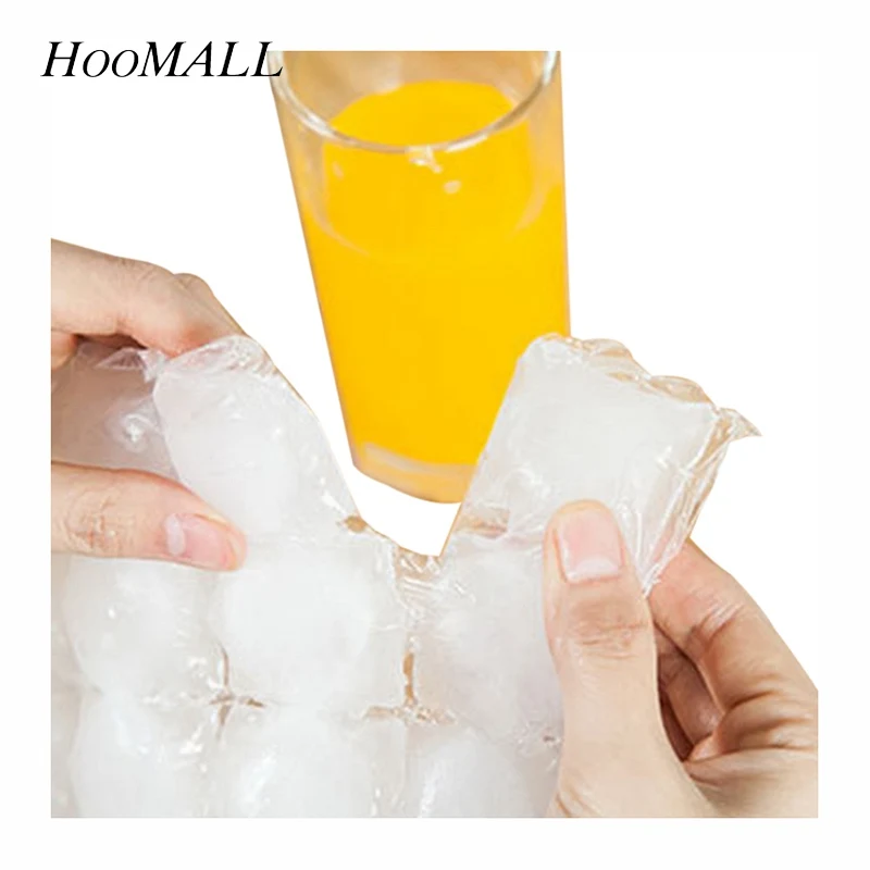 

Hoomall 10PCs Disposable Ice Cube Maker Bags DIY PE Bag For Ice Lattice Kitchen Accessoires Summer Ice Cube Tray Mold 24 grids