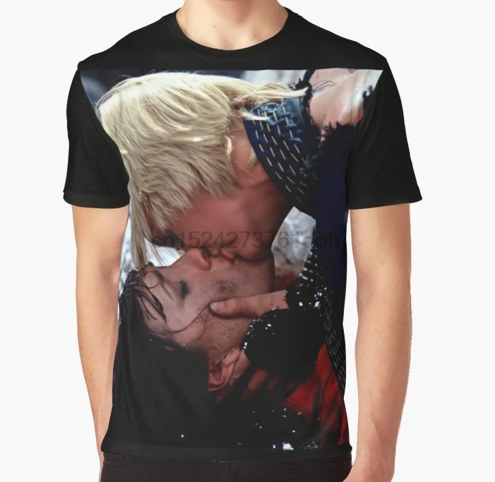 

All Over Print 3D Women T Shirt Men Funny tshirt Xena and Gabrielle Kissing Graphic T-Shirt