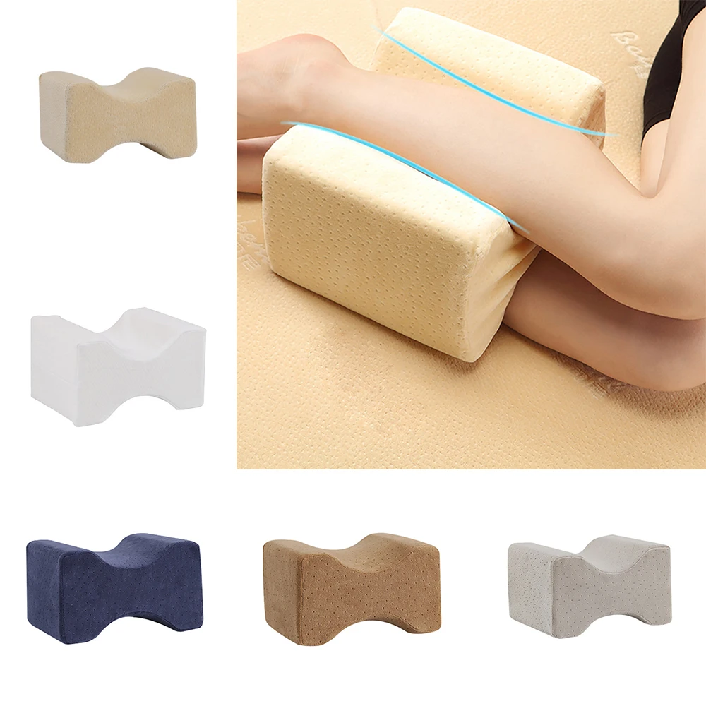 Memory Foam Knee Leg Pillow Bed Cushion Wedge Pressure Relief Sleep