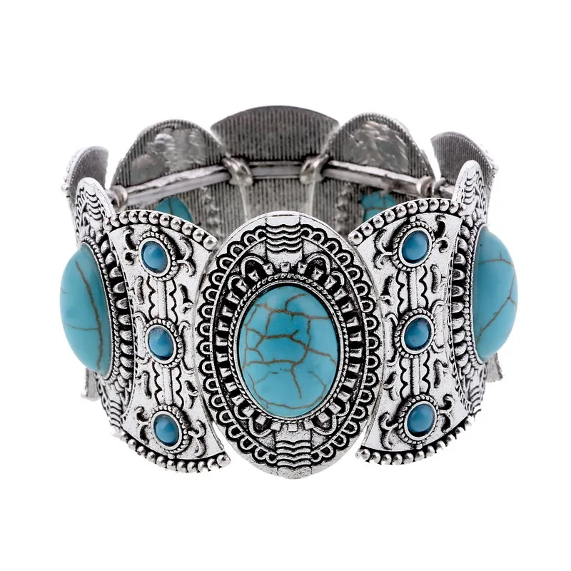 

LOVBEAFAS New Fashion Boho Elastic Bracelets & Bangles For Women Ethnic Vintage Stretch Bohemian Femme Bracelets Party Jewelry