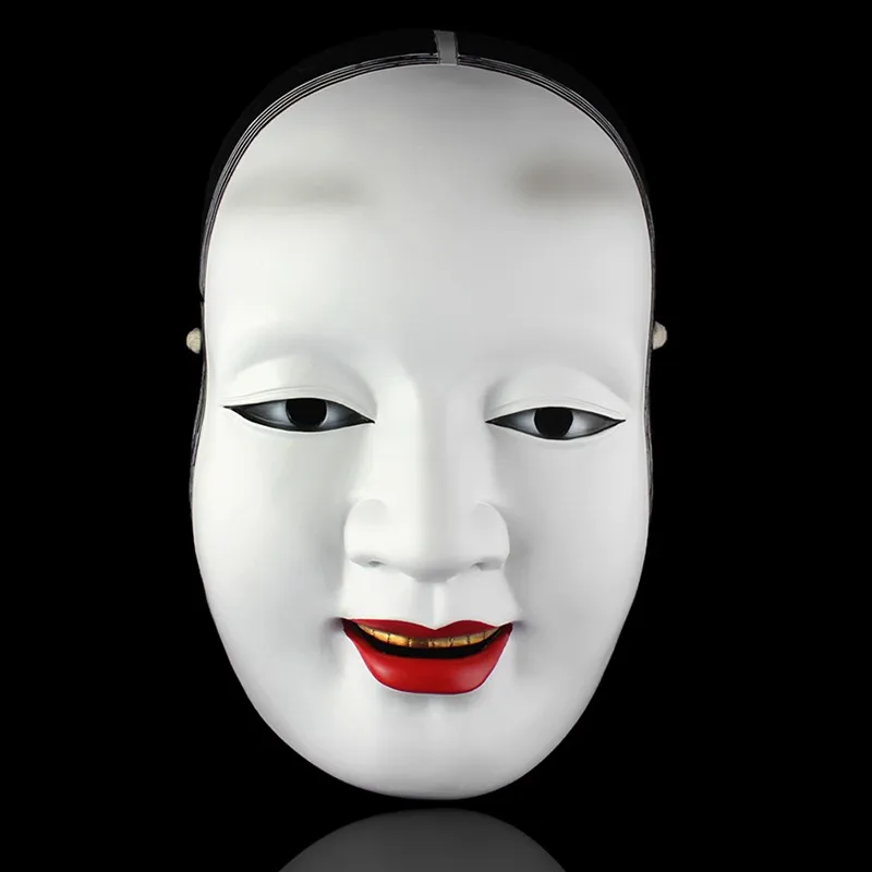 Нох маска японский Nogaku Wakaonna танцевальные представления вечерние карнавальный Декор на Хэллоуин коллекция полное лицо белый