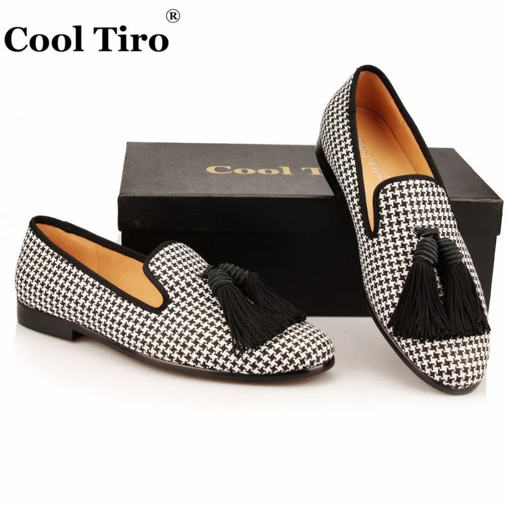 Houndstooth Loafers Shoes (6)