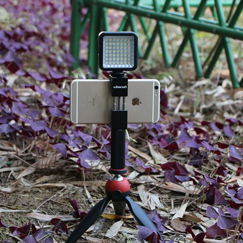  Mini Tripod Tabletop Smartphone Mount Clip Holder Stand w Ballhead for iPhone X/8/7 Plus Huawei Xia