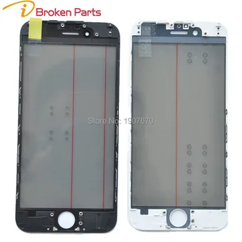 

Original 4 in 1 cold press front Glass with Frame with oca polarizer for iPhone 6 6s 7 plus lcd screen outer glass