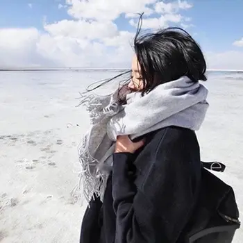 

2018 Women Long Winter Wool Blend Soft Warm Scarf Wrap Shawl Scarf