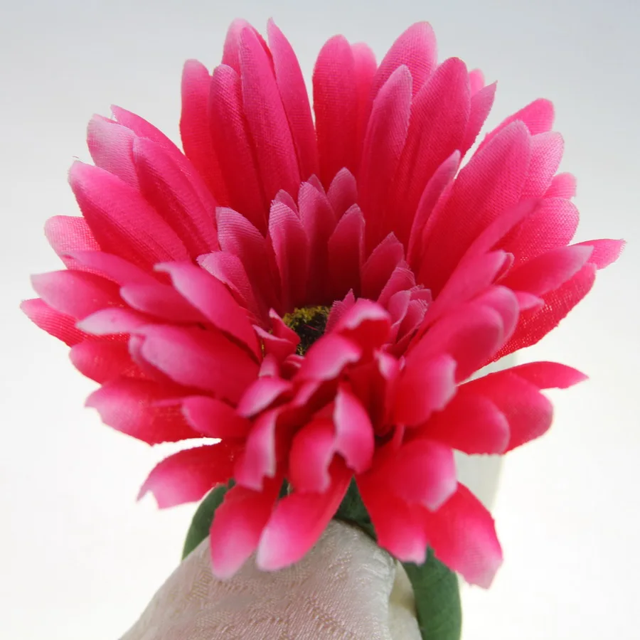 Ручной работы шелковое кольцо-цветок для салфетки, салфетница много цветов - Цвет: qn18020504