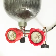 AC168101 PCP винтовка 6.8L 300bar 4500psi бак из углеродного волокна воздушный цилиндр давления воздушный шар и клапан и заполняющая станция для продажи E