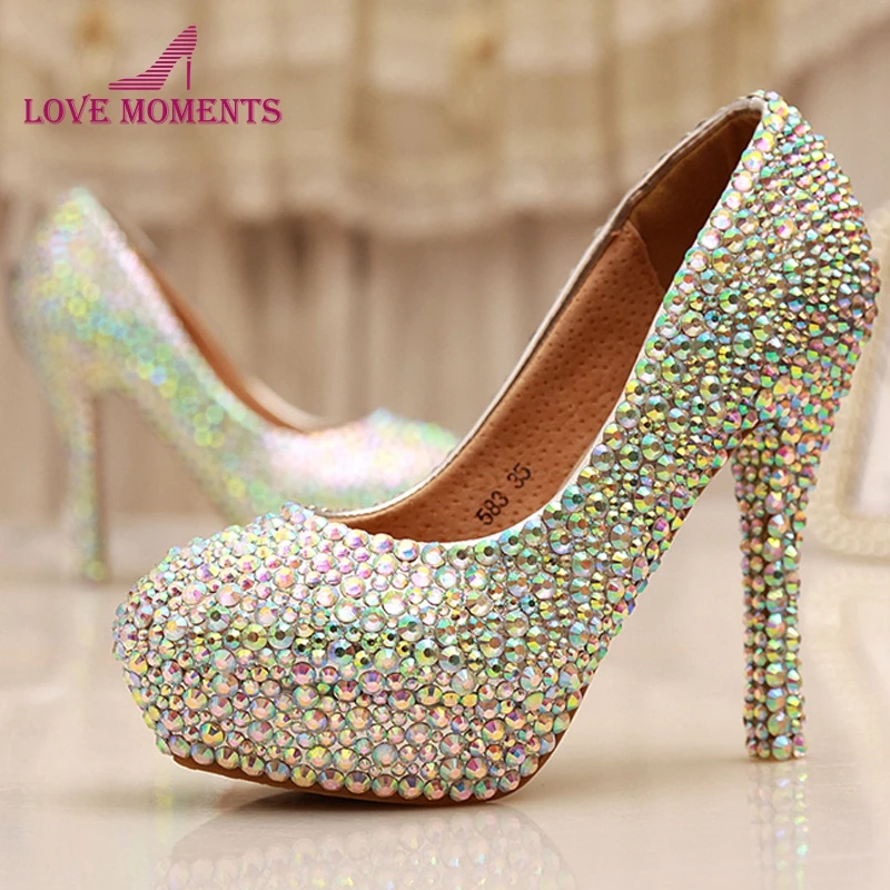 Cinderella Crystal Shoes High Heel Platform Cinderella Crystal Shoes High Heel Platform