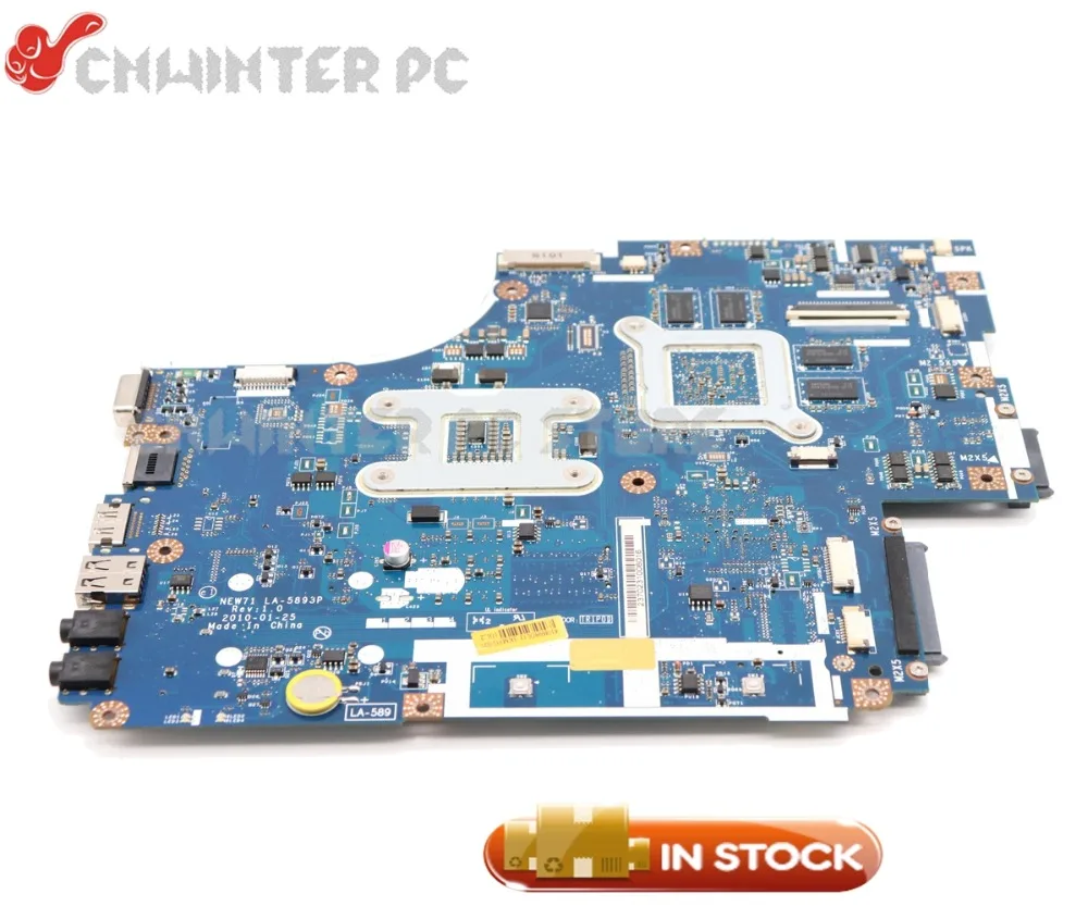 NOKOTION MBBJY02001 NEW71 LA-5893P для acer aspire 5742G материнская плата для ноутбука HM55 DDR3 GT320M Бесплатный процессор