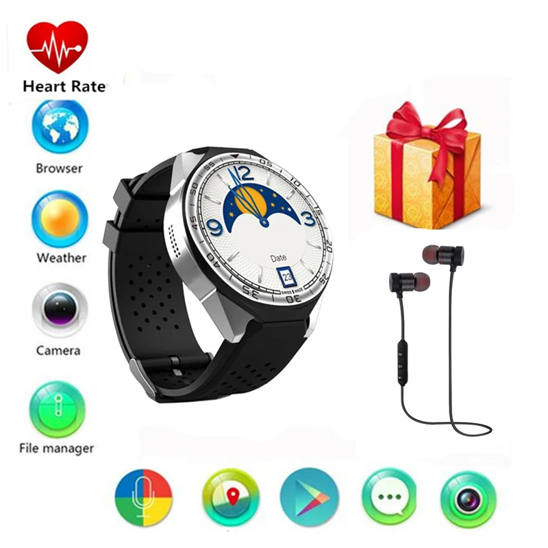 

S99C Smart Watch PK kw88 Pro 1.39'' Android 5.1 OS 5.0 MP MTK6580 Quad Core 3G GPS Wristwatch Heart Rate KW99 d5 kw88 smartwatch