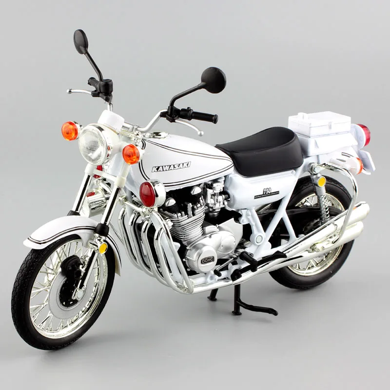 

Child's 1:12 scale small KAWASAKI 750 RS-P Z750 road star super bike Motorcycle Die casting moto sport DOHC Model car gift toy
