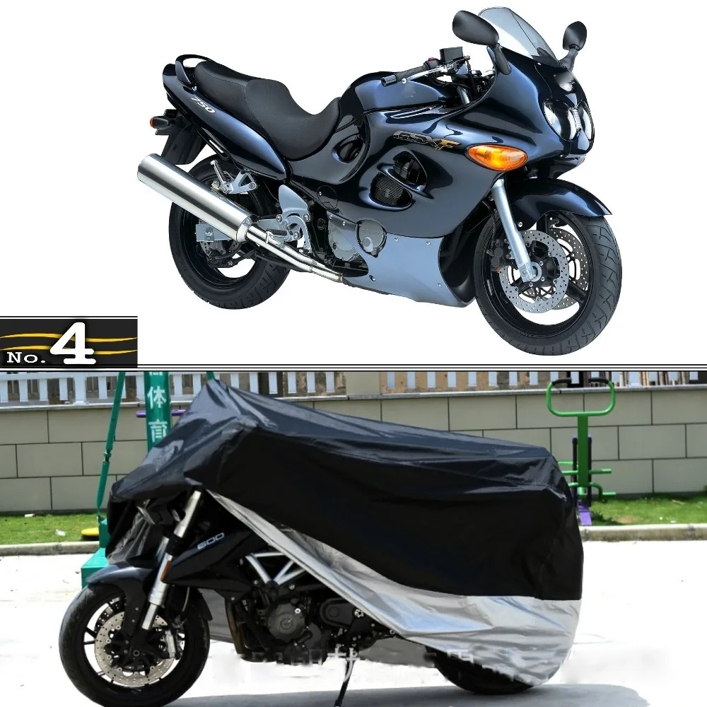 Мотоциклетная Крышка для Suzuki GSX 750F Водонепроницаемая УФ Защита от пыли/Защита от дождя крышка из полиэфирной тафты