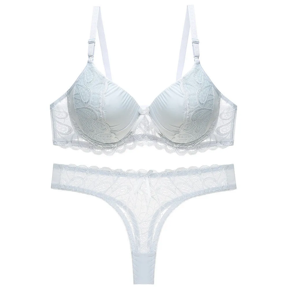 Julexy B C Cup Hollow Out Women Bra Set Push Up Solid Lace Bra Brief Sets Intimates transparent Underwear Panty Set-in Bra & Brief Sets from Underwear & Sleepwears on Aliexpress.com _ Alibaba Group - 2