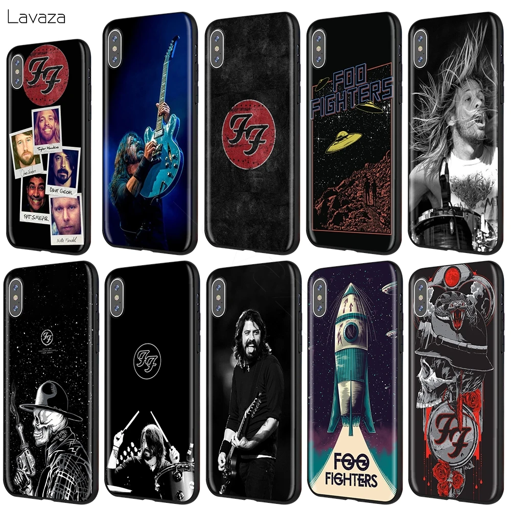 

Lavaza Foo Fighters Case for iPhone 11 Pro XS Max XR X 8 7 6 6S Plus 5 5s se