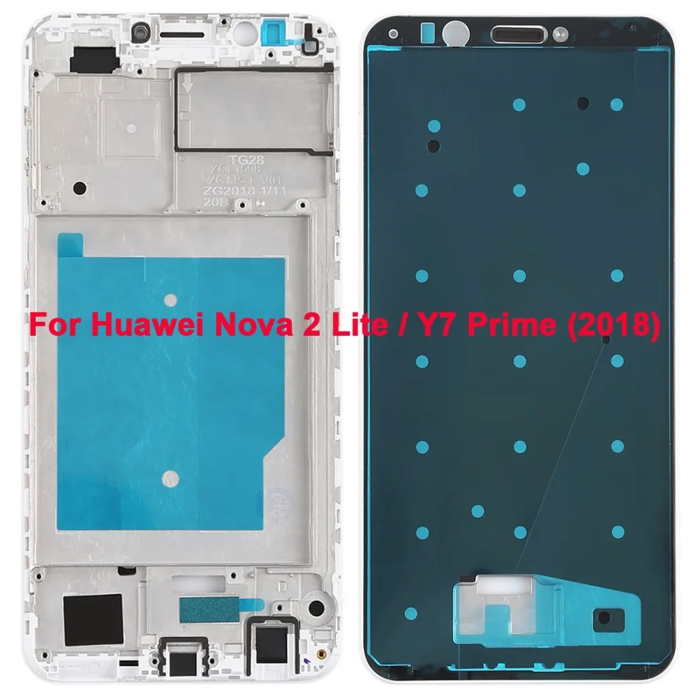 Передний корпус для Huawei Y6 2018 ЖК рамка Nova 2 Lite Y7 Prime сенсорного экрана 2018|Корпусы и