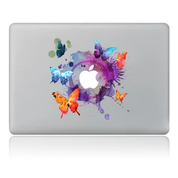 

Ink painting of butterflies flying around Vinyl Decal Laptop Sticker For DIY Macbook Pro Air 11 13 15 inch Laptop Skin