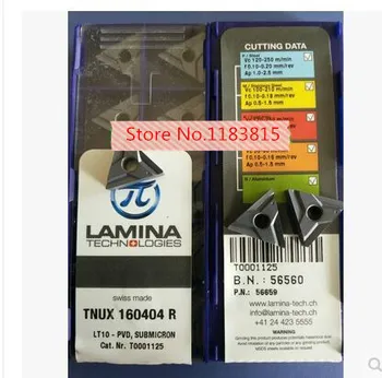 

Free shopping 10Pcs TNUX160404R LT10 Lathe Cutting Insert Carbide Turning Tool Insert For steel and stainless steel