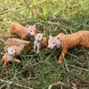 Oenux-figura de acción Original de animales de simulación de León salvaje africano, elefante Tigre, modelo de animales de granja, figuritas educativas ► Foto 3/6