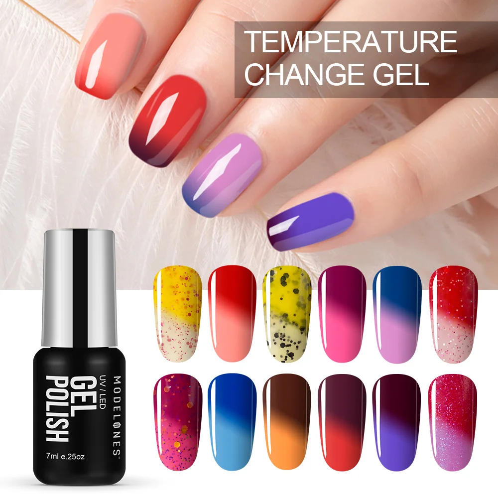 Buy Modelones Thermal Uv Nail Gel Polish Chameleon