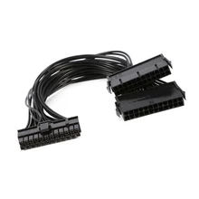 New 24 Pin Dual Psu ATX Power Supply Adapter Cable Connector for Mining Dual PSU EM88