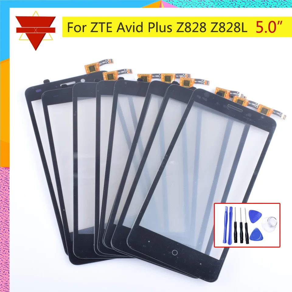

Touch Screen Digitizer For ZTE Avid Plus Z828 Z828L Touch Panel Touchscreen Lens Front Glass Sensor NO LCD Z828 Replacement