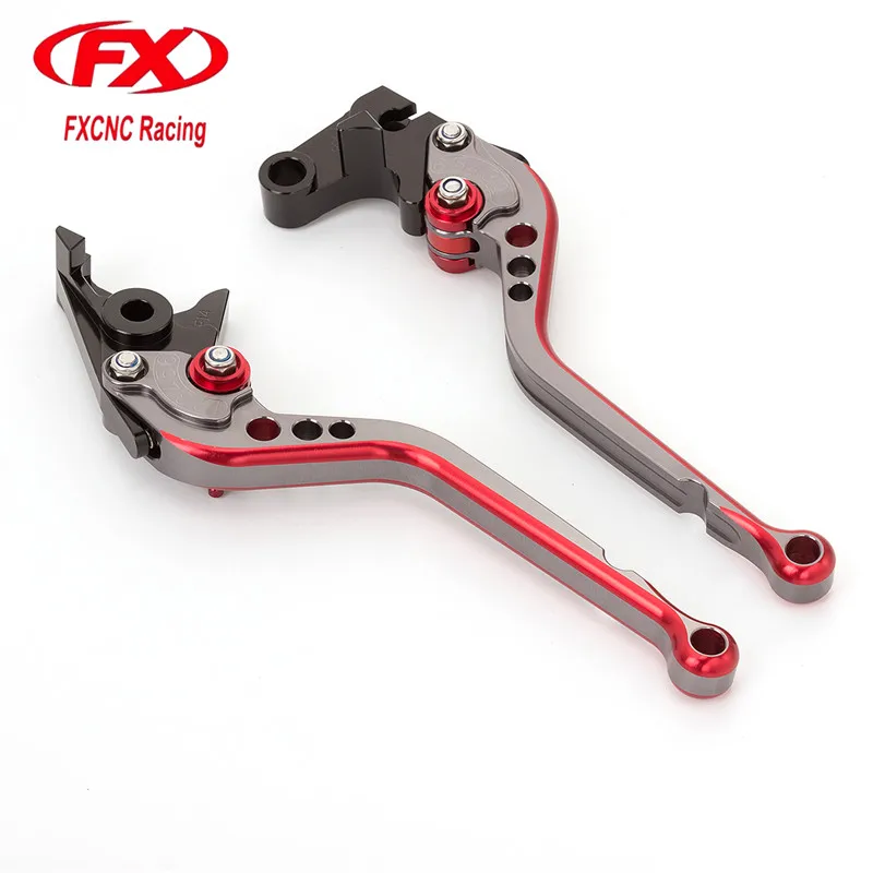 

FX CNC MIX Color Long Adjustable Aluminum Motorcycles Brake Clutch Levers For Yamaha YZF R15 2013 - 2015 2014 Mix Brake Levers