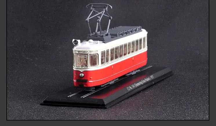 1: 87 сплав Ретро модель трамвая, высокая моделирования трамвая T3 NR. TATRA 1961, литая металлическая игрушка, ретро коллекция игрушечного автомобиля
