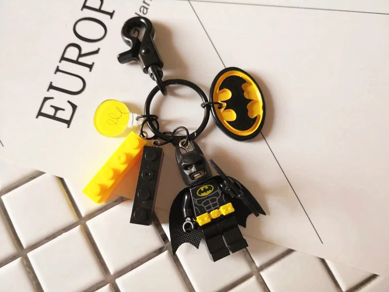 

Creative Cartoon Keychain 18 Styles Superman Batman Buzz Lightyear Car Key Chain Ring Bag Accessories Key Pendant
