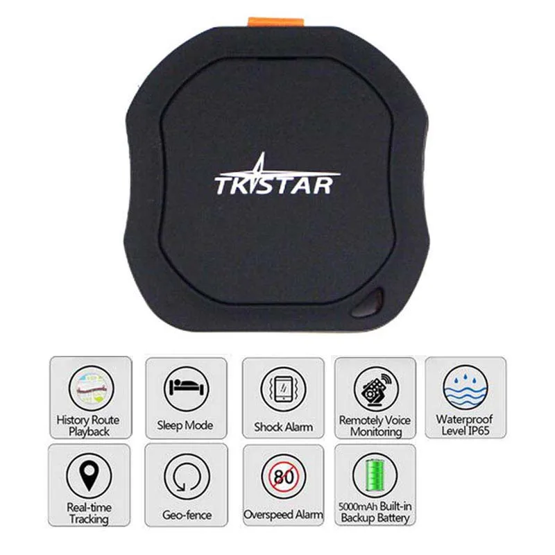 LK109 tk109 TKSTAR Водонепроницаемый мини Персональный GPS трекер для автомобиля GSM/GPRS