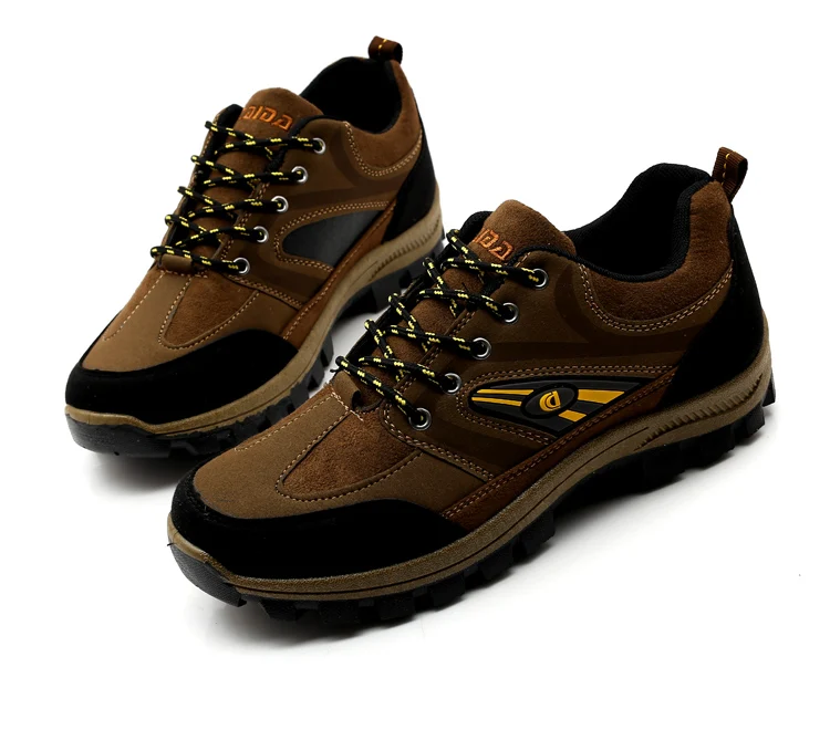 

2018 brand men outdoor hiking shoes waterproof breathable hunting trekking shoes genuine leather sport climbing hiking shoes