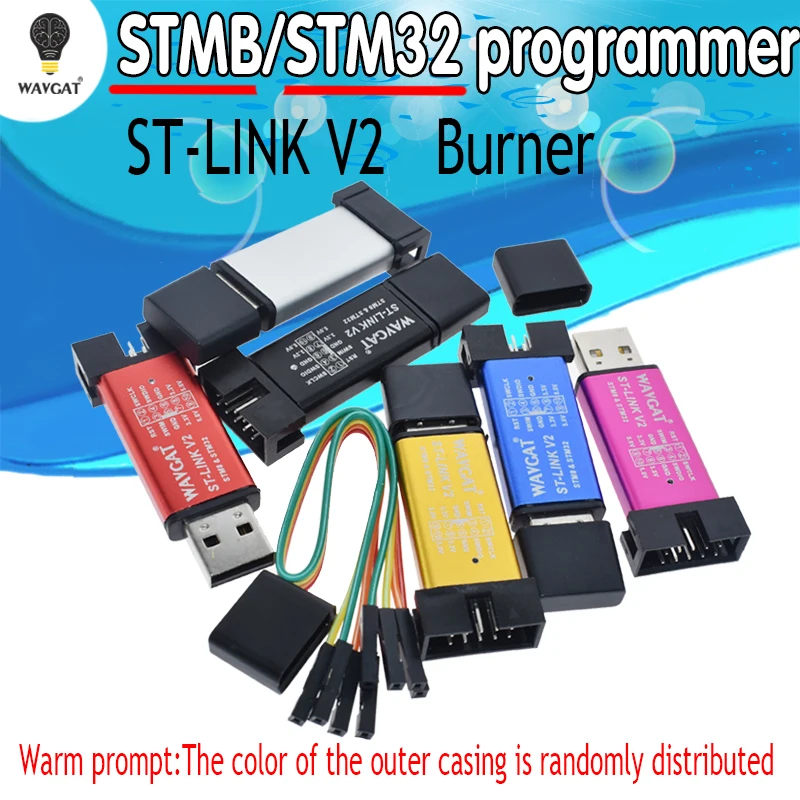 ST-Link V2 stlink мини STM8STM32 STLINK симулятор загрузки программирования с крышкой