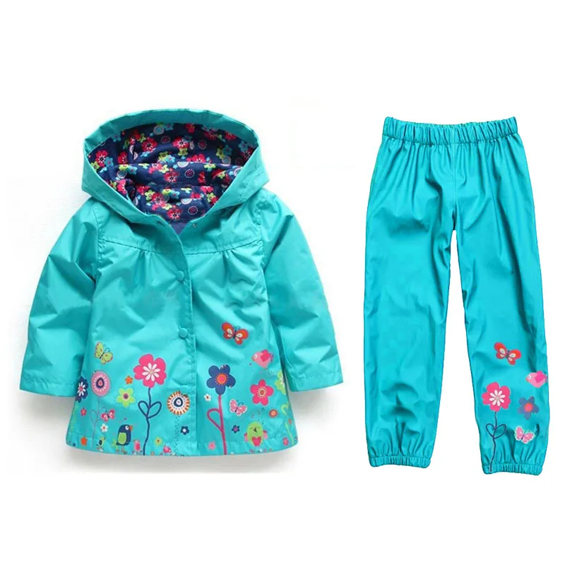 

Children's hoodies clothes (Hoodie + Pants) , kids outerwear for girls children raincoat Outdoor sport suit for gril clothes set