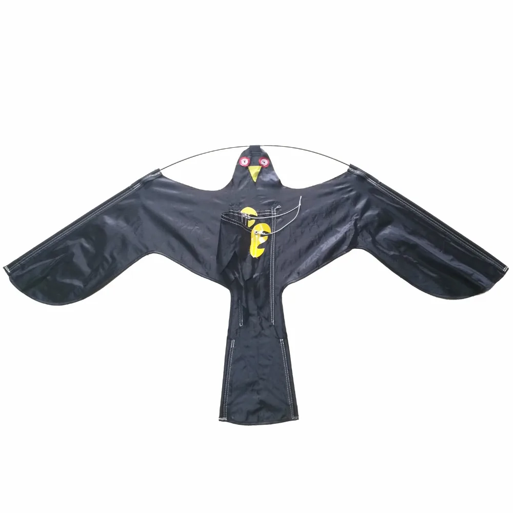 Hawk Kite great as a Bird Scarer Scarecrow Performing Bird Control for Home and Garden-Black(Pole not include) Hawk Kite great as a Bird Scarer Scarecrow Performing Bird Control for Home and Garden-Black(Pole not include)