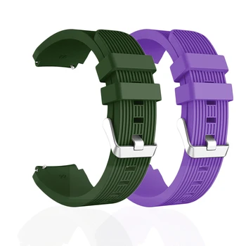 

For Amazfit Stratos 2 2s smart watch strap Silicone bands bracelet belt Replace quick fit strap For HUAWEI WATCH GT/Samsung S3