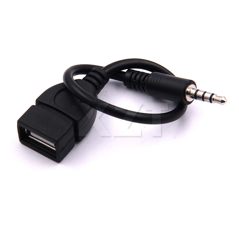 Alta 3,5mm macho Audio AUX Jack A USB 2,0 tipo A hembra OTG Cable adaptador convertidor|jack to usb|jack to jack - AliExpress