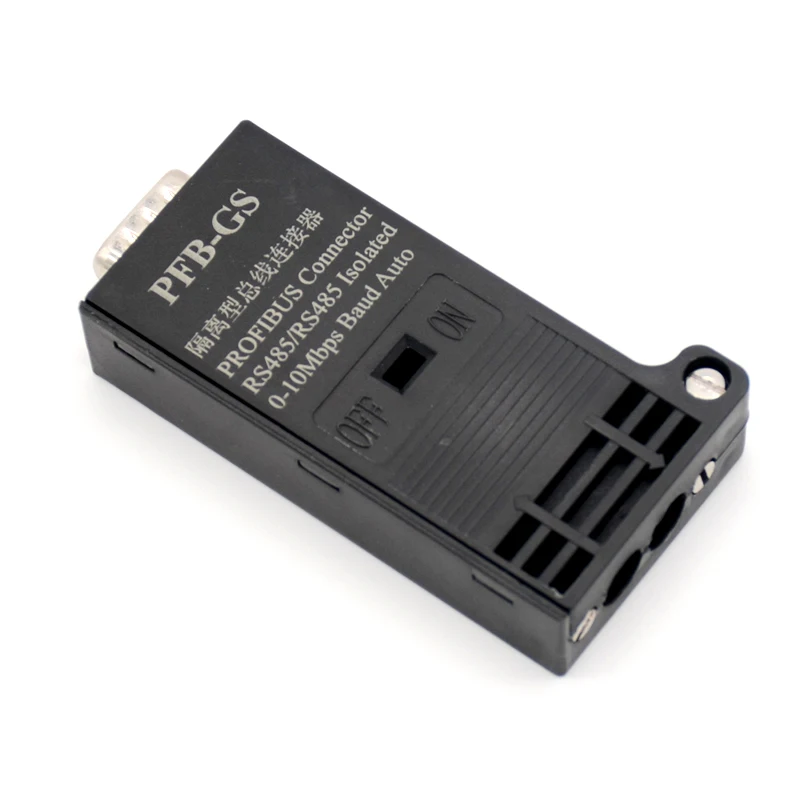 Изолированный разъем для шины PROFIBUS с защитой от молнии установленный на 180