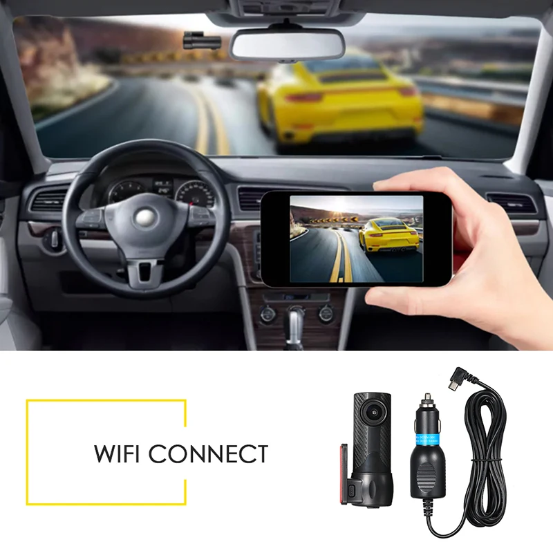 Wifi Автомобильная камера Многофункциональный регистратор данных событий full hd 1080p