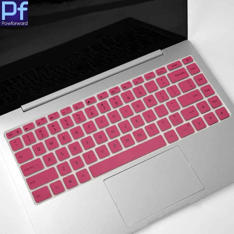 Для Xiaomi Mi Тетрадь Pro 15 15,6 ''15,6 дюймов аксессуар силиконовая клавиатура для ноутбука крышка защитная пленка кожи протектор - Цвет: pink